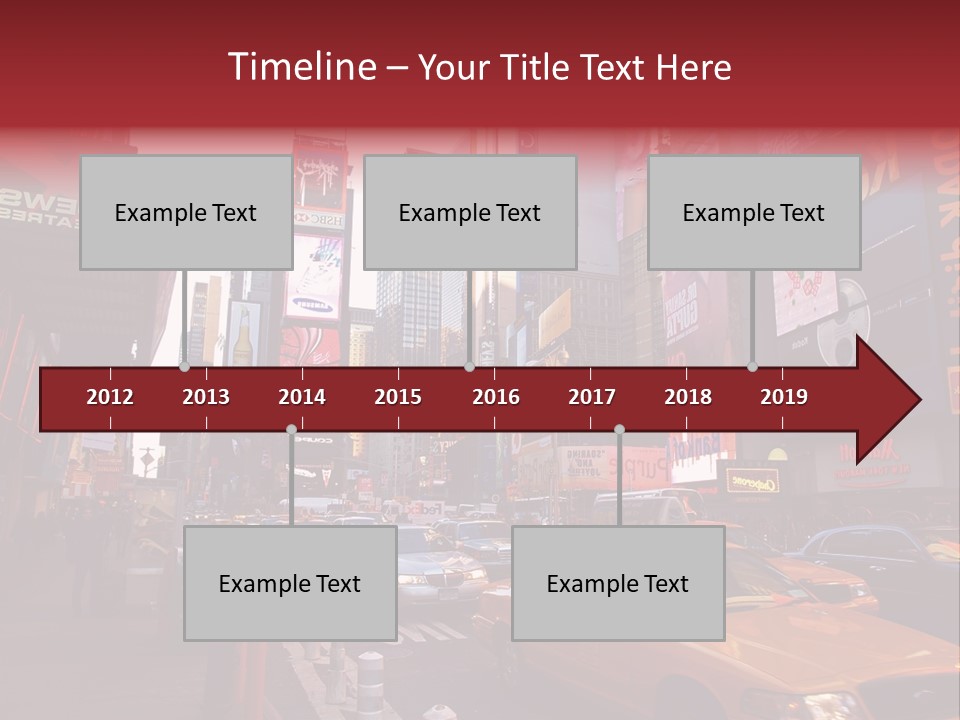 New United Taxi PowerPoint Template