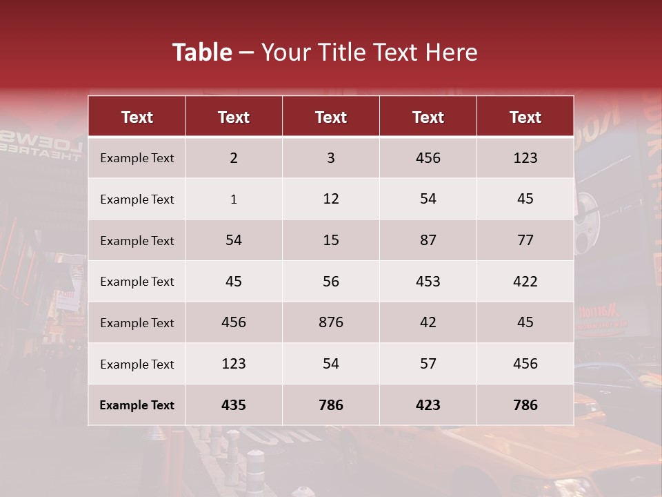 New United Taxi PowerPoint Template