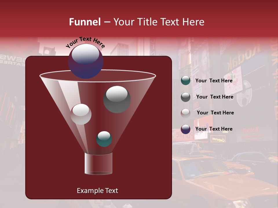 New United Taxi PowerPoint Template