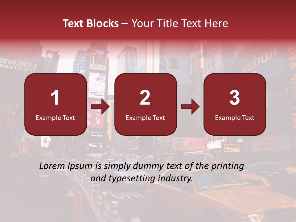 New United Taxi PowerPoint Template