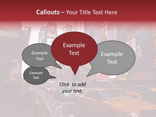 New United Taxi PowerPoint Template