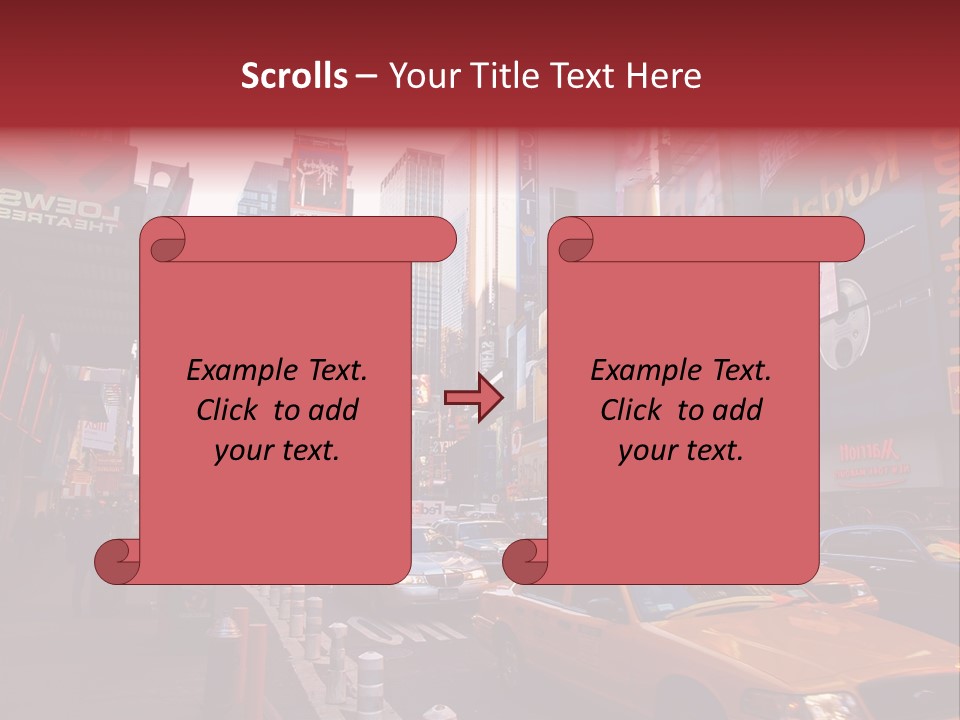New United Taxi PowerPoint Template