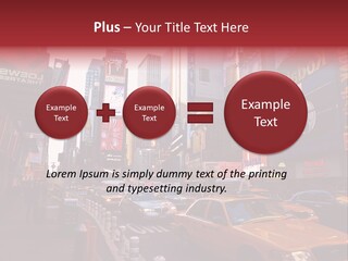 New United Taxi PowerPoint Template