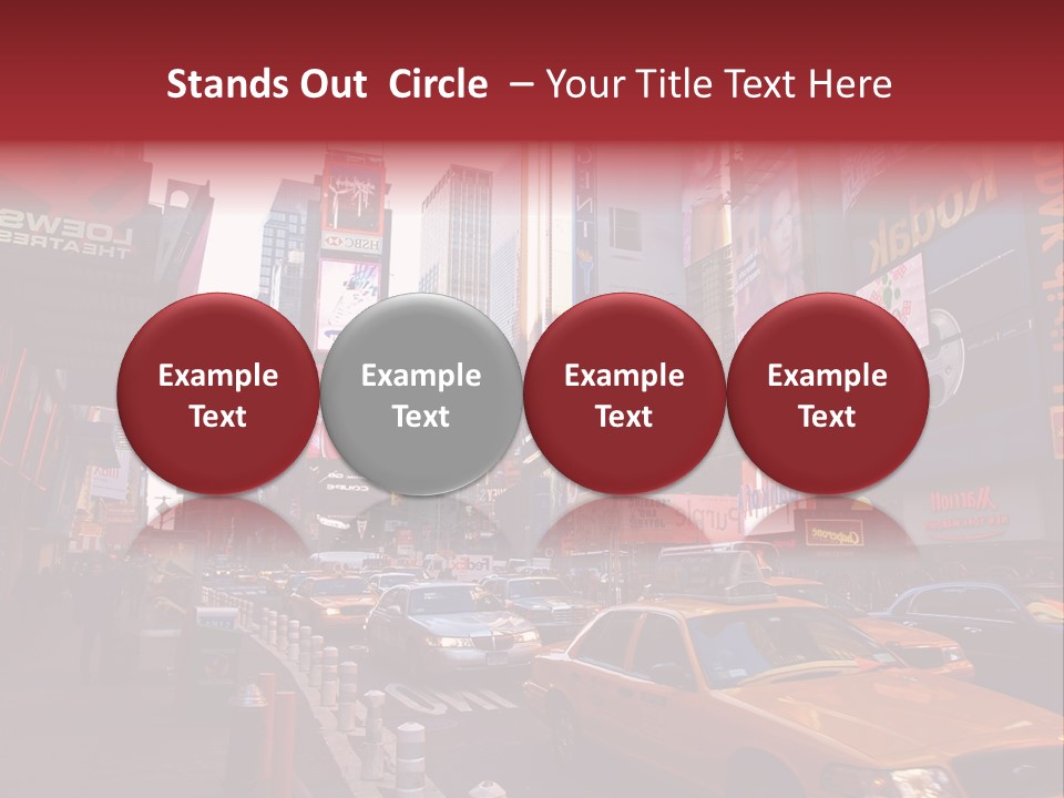 New United Taxi PowerPoint Template