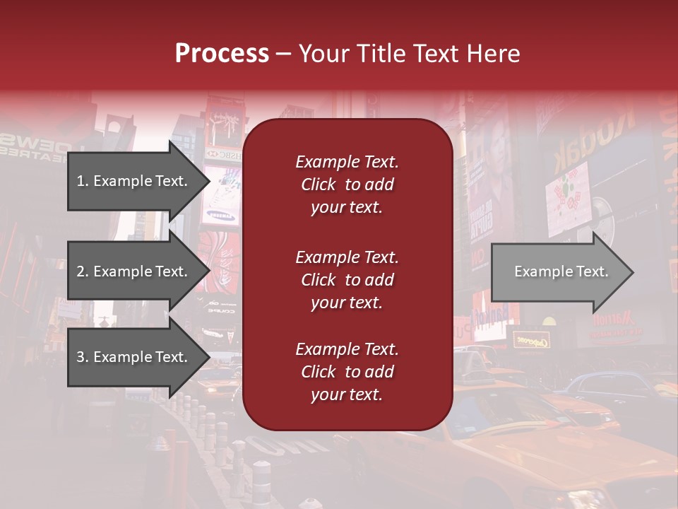 New United Taxi PowerPoint Template