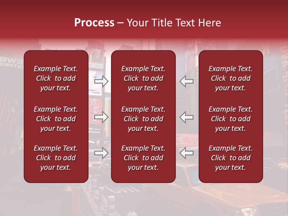 New United Taxi PowerPoint Template
