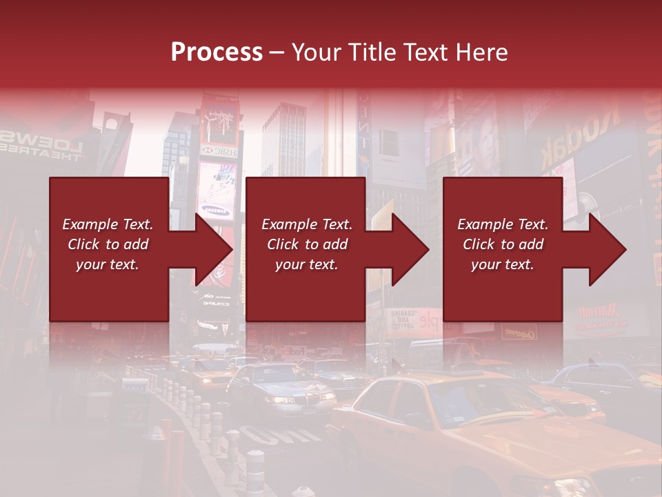 New United Taxi PowerPoint Template