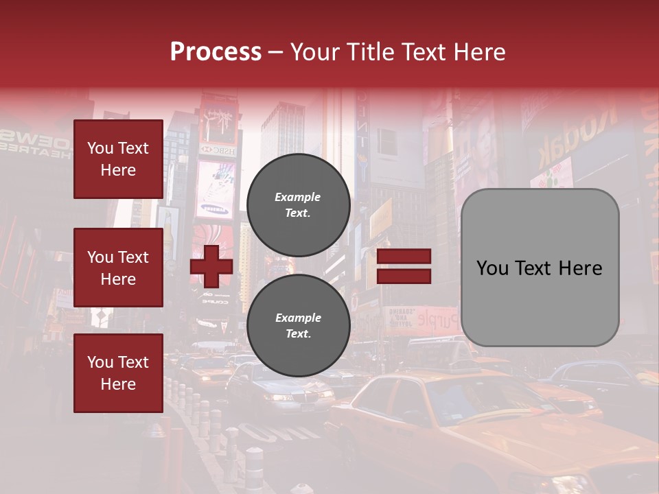 New United Taxi PowerPoint Template