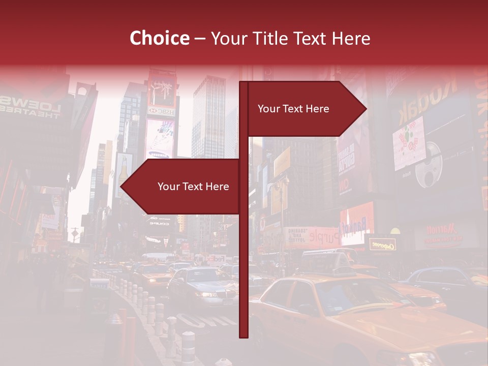 New United Taxi PowerPoint Template