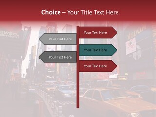 New United Taxi PowerPoint Template