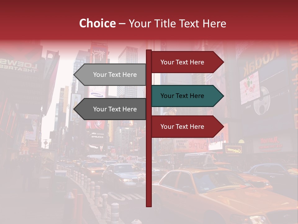 New United Taxi PowerPoint Template