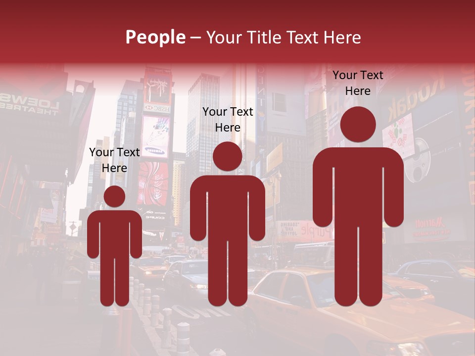 New United Taxi PowerPoint Template