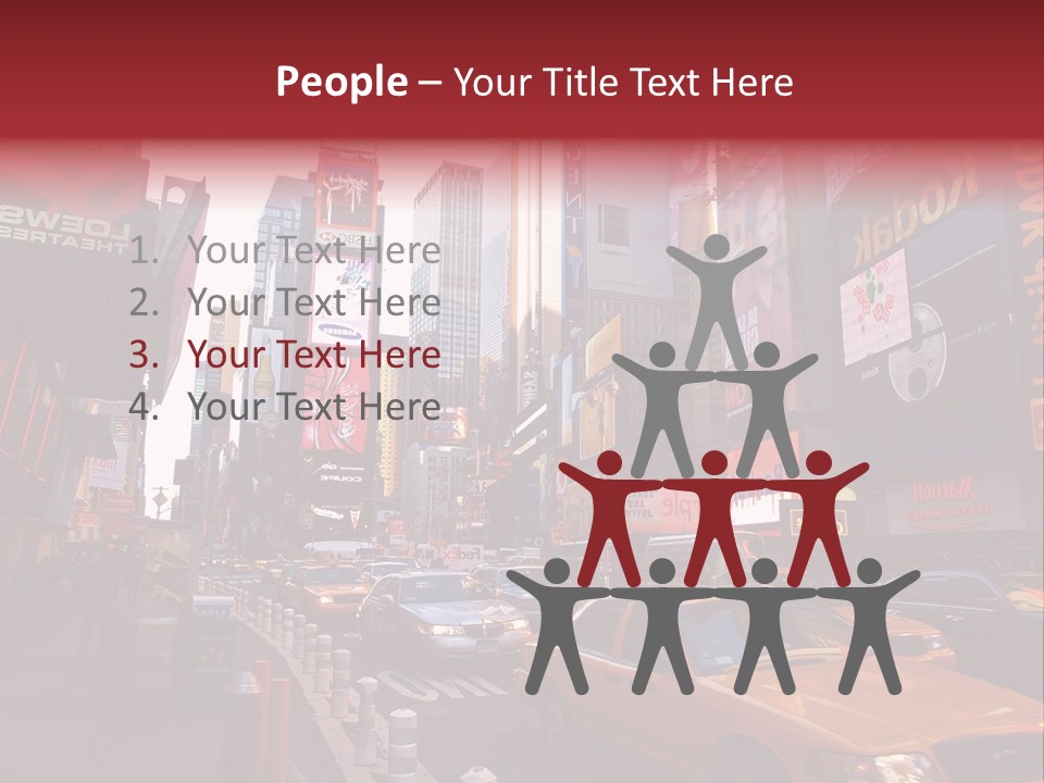 New United Taxi PowerPoint Template