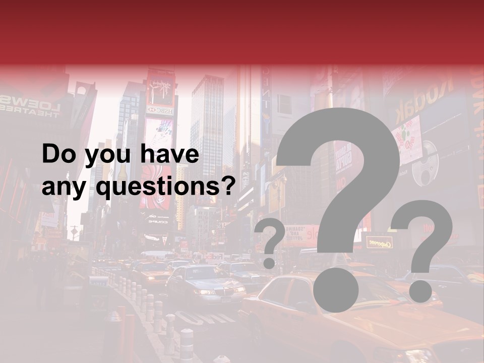 New United Taxi PowerPoint Template