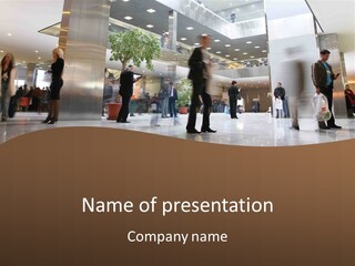 People Hall Reflecting PowerPoint Template