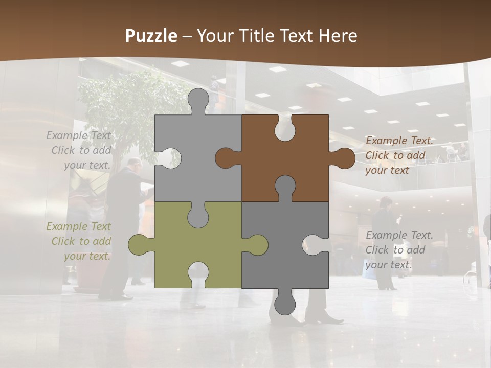 People Hall Reflecting PowerPoint Template