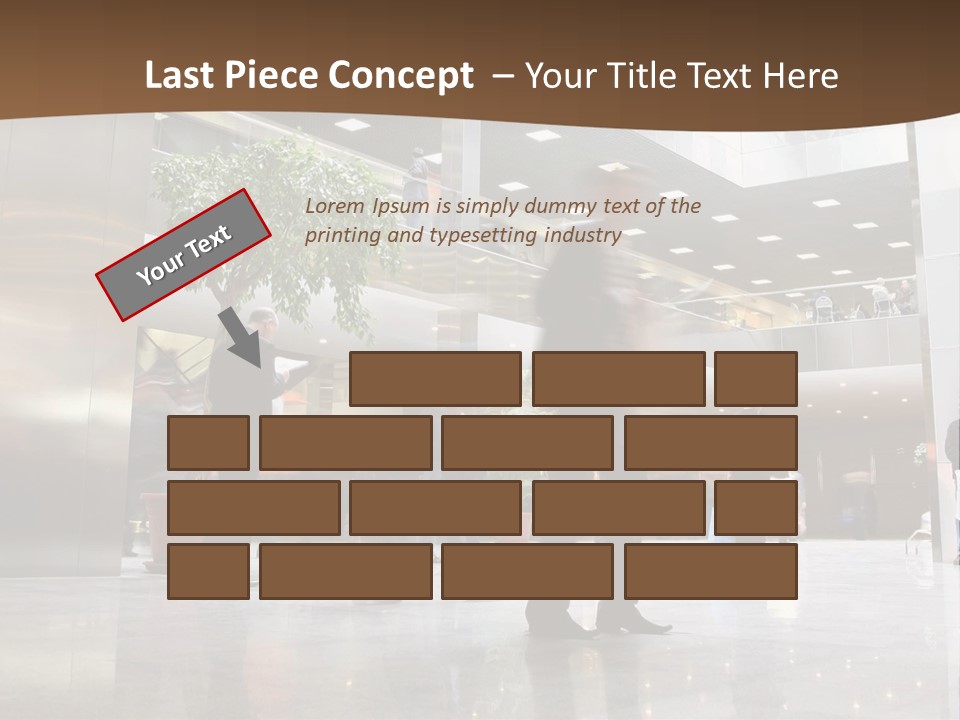 People Hall Reflecting PowerPoint Template