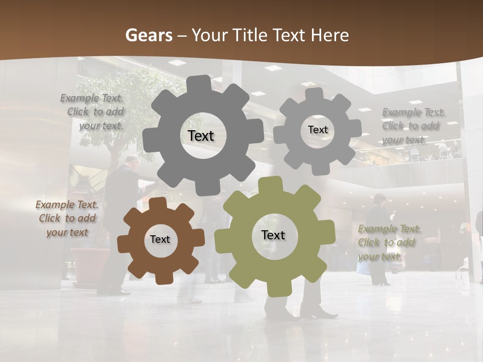 People Hall Reflecting PowerPoint Template