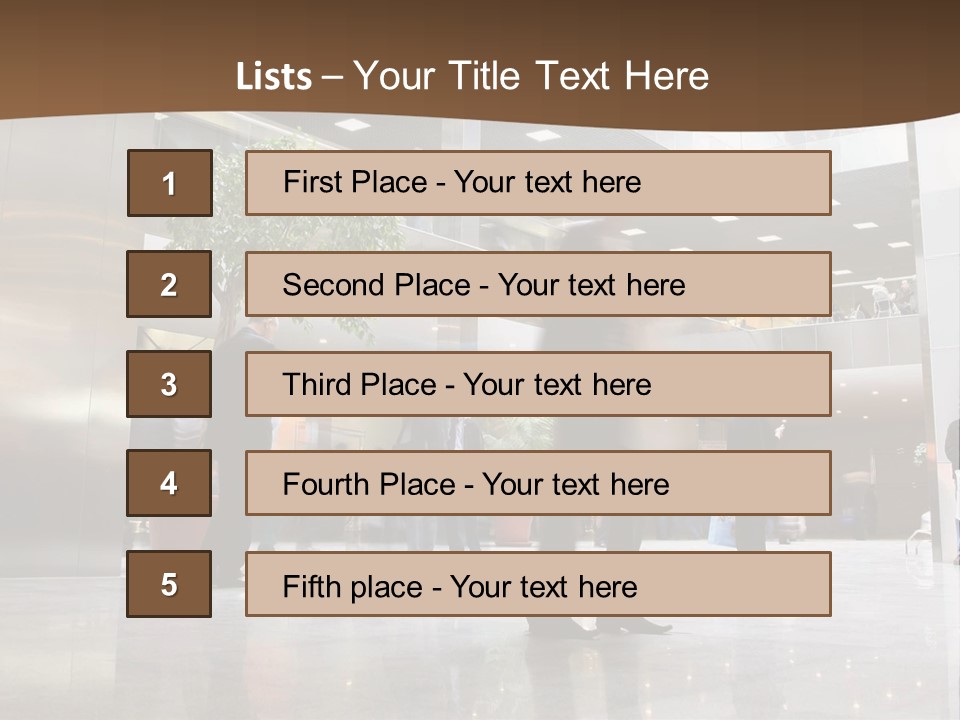 People Hall Reflecting PowerPoint Template
