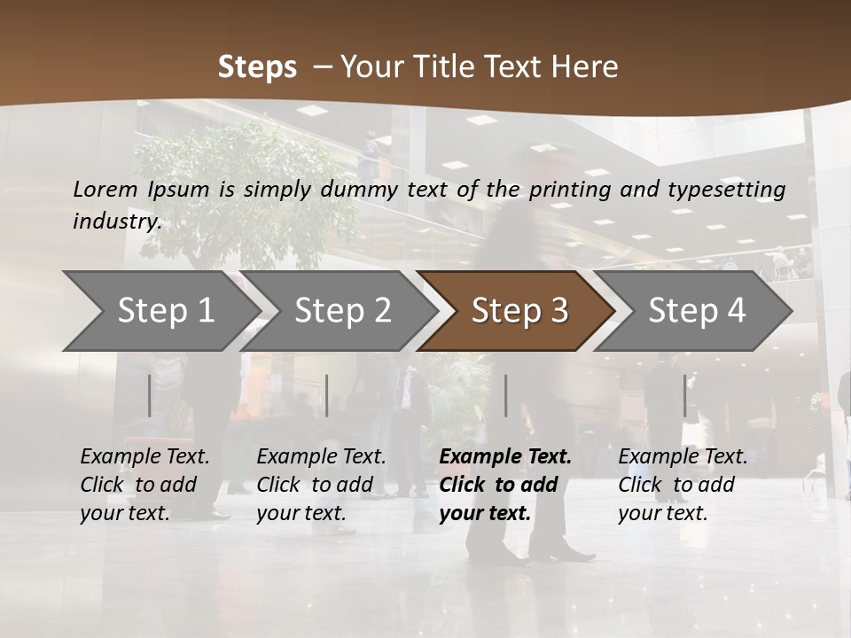 People Hall Reflecting PowerPoint Template