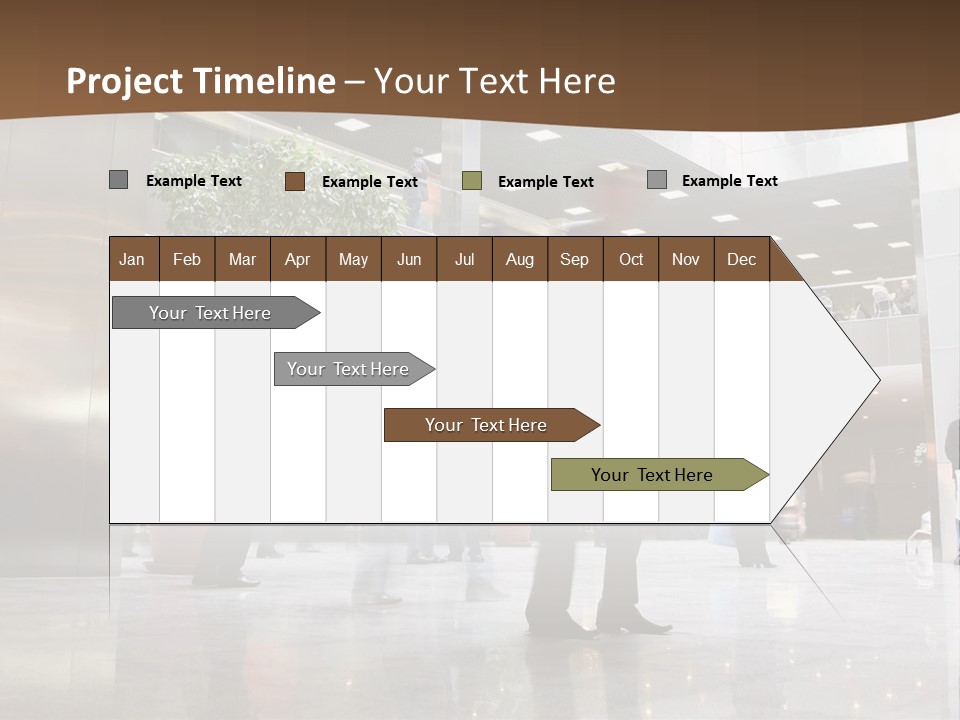 People Hall Reflecting PowerPoint Template