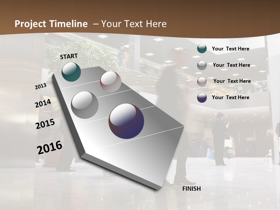 People Hall Reflecting PowerPoint Template