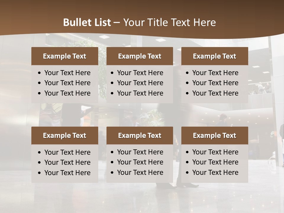 People Hall Reflecting PowerPoint Template
