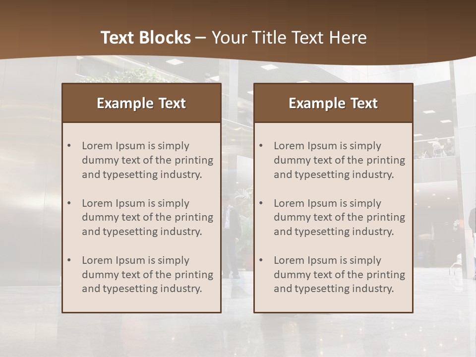 People Hall Reflecting PowerPoint Template