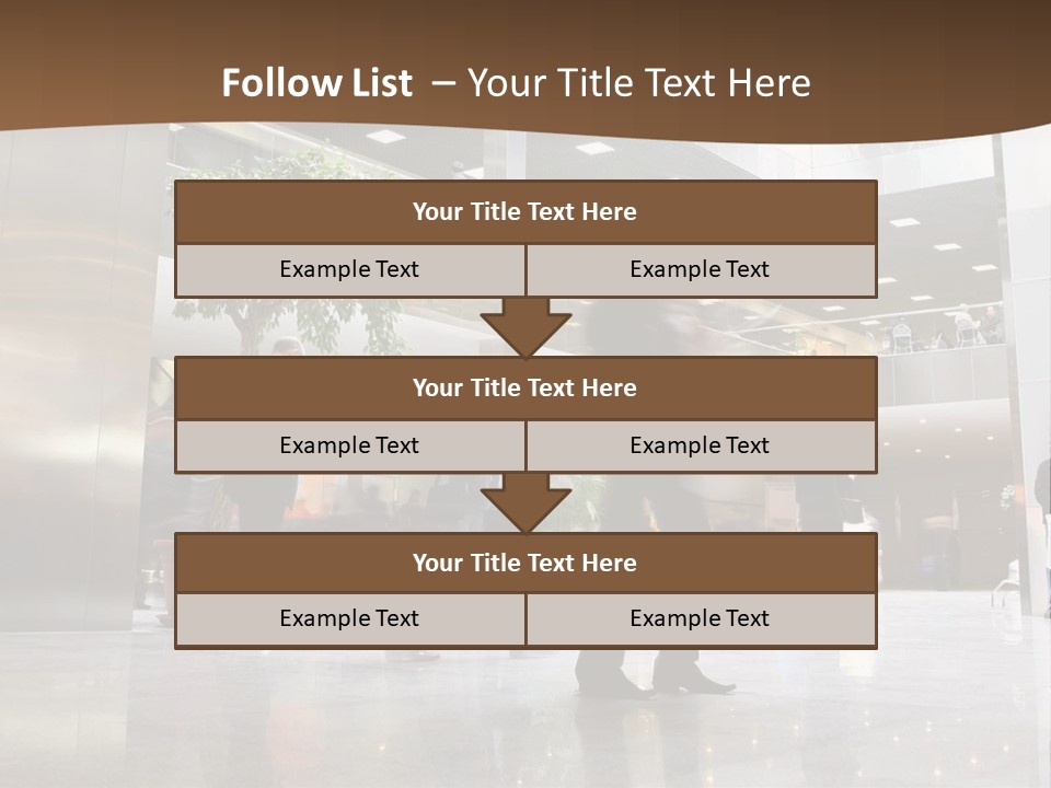People Hall Reflecting PowerPoint Template