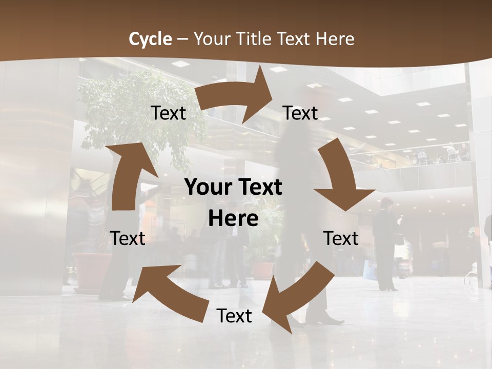 People Hall Reflecting PowerPoint Template