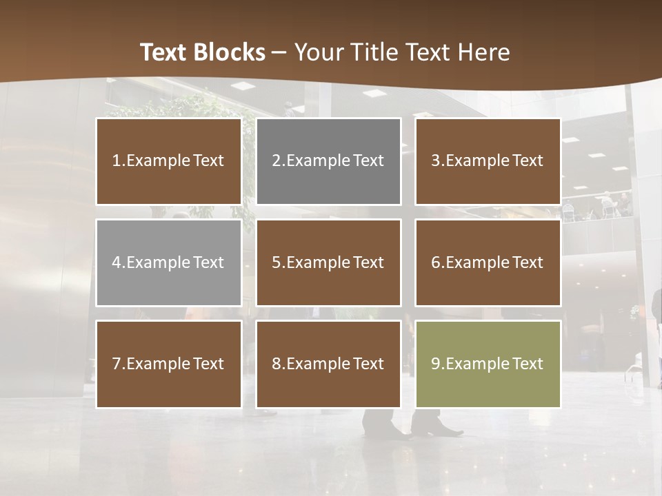 People Hall Reflecting PowerPoint Template