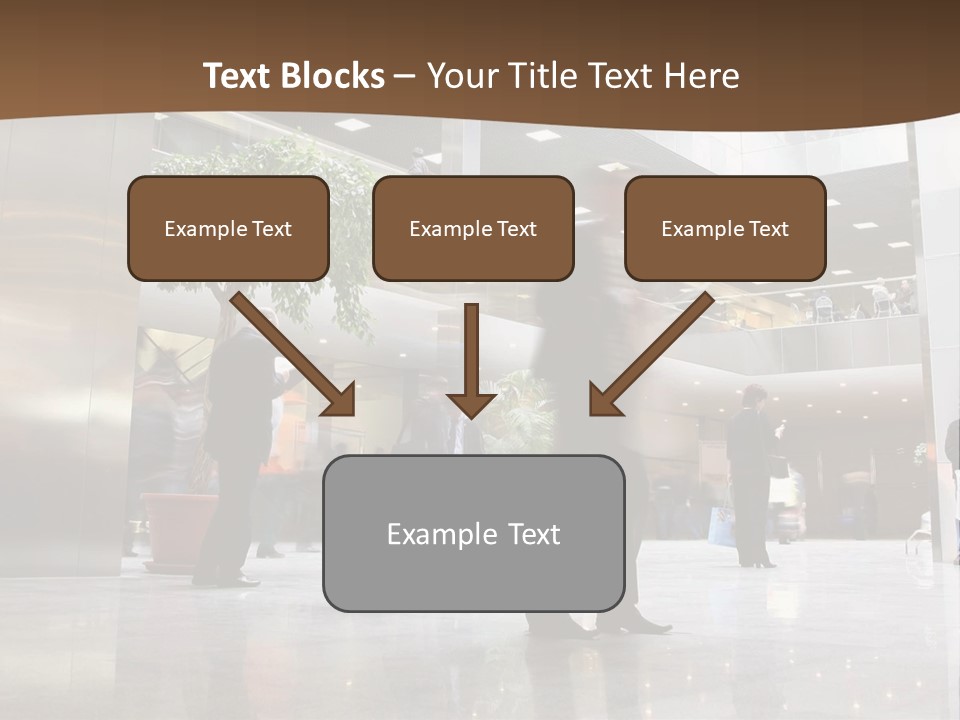People Hall Reflecting PowerPoint Template
