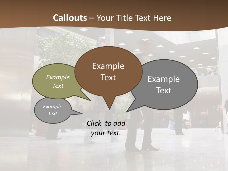 People Hall Reflecting PowerPoint Template