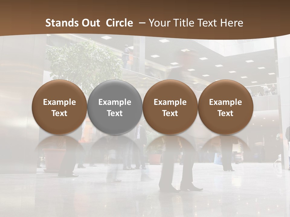 People Hall Reflecting PowerPoint Template