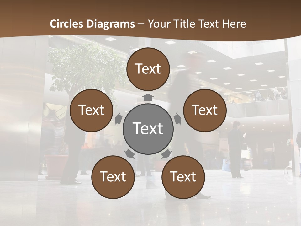 People Hall Reflecting PowerPoint Template