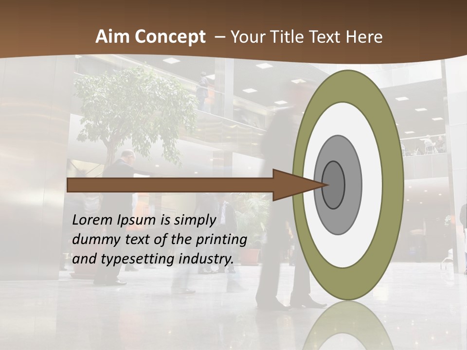 People Hall Reflecting PowerPoint Template