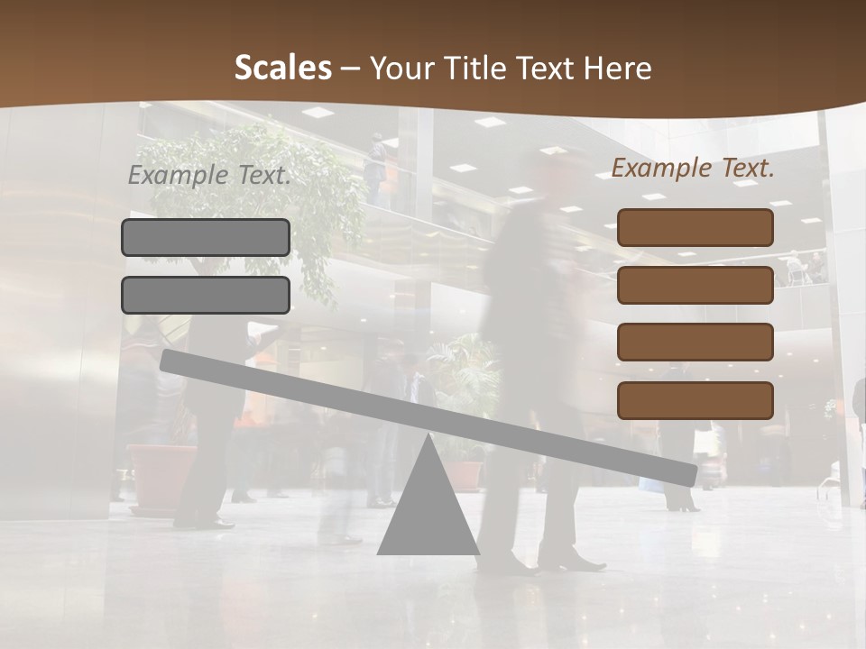 People Hall Reflecting PowerPoint Template
