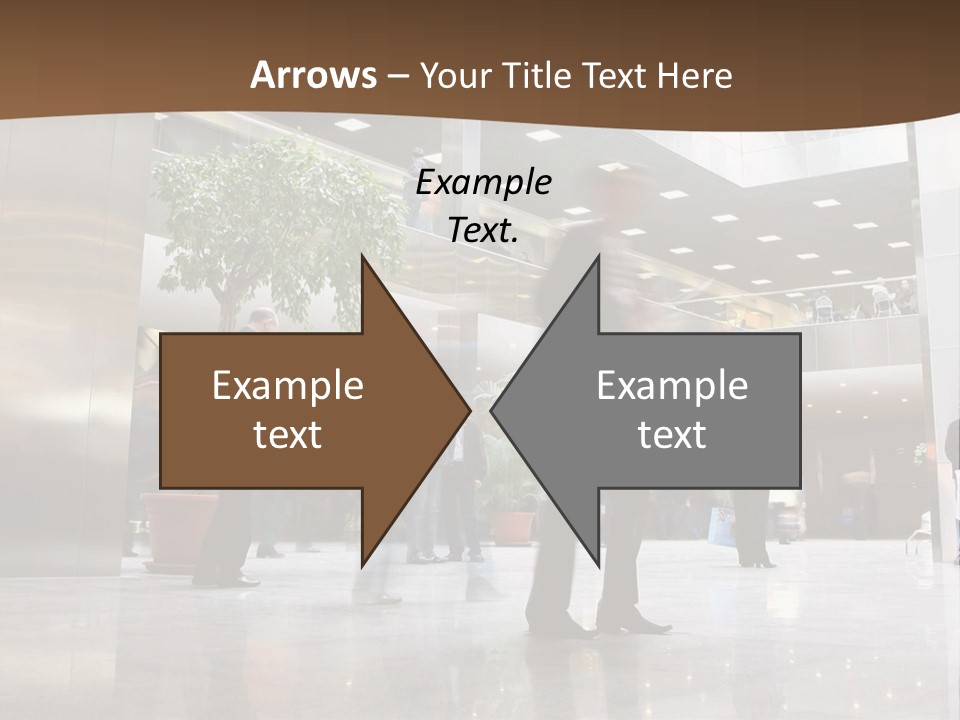 People Hall Reflecting PowerPoint Template
