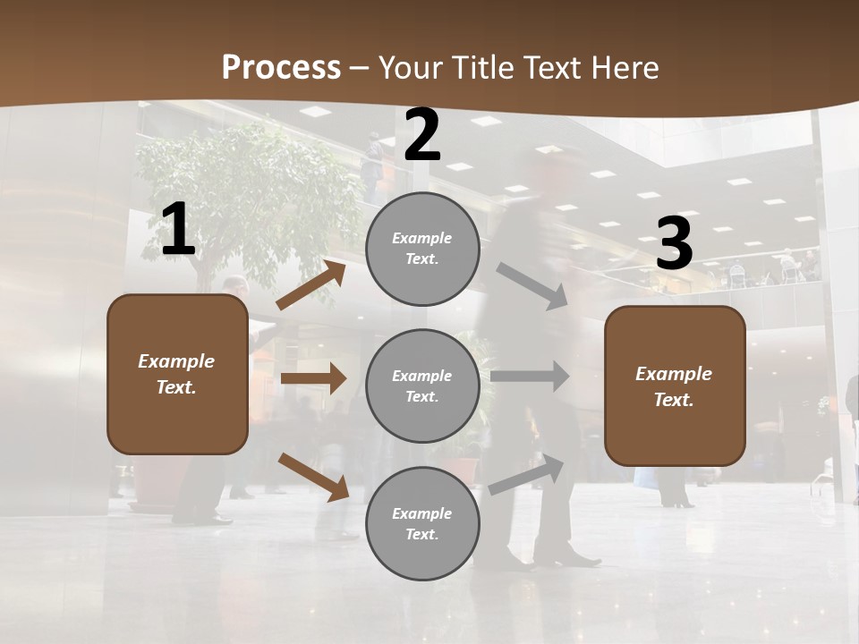 People Hall Reflecting PowerPoint Template