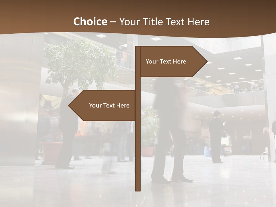 People Hall Reflecting PowerPoint Template