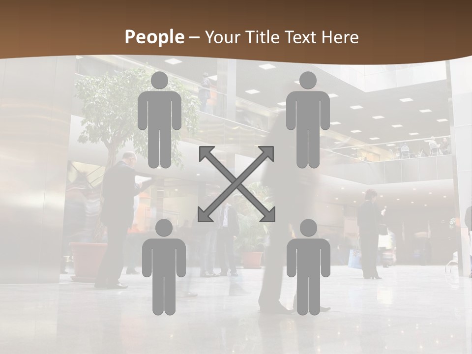 People Hall Reflecting PowerPoint Template