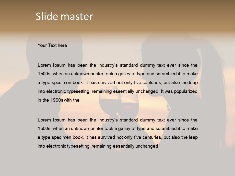 Adult Outside Teenager PowerPoint Template