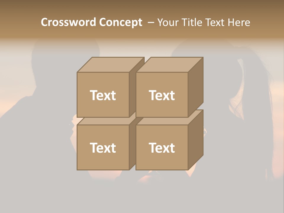 Adult Outside Teenager PowerPoint Template