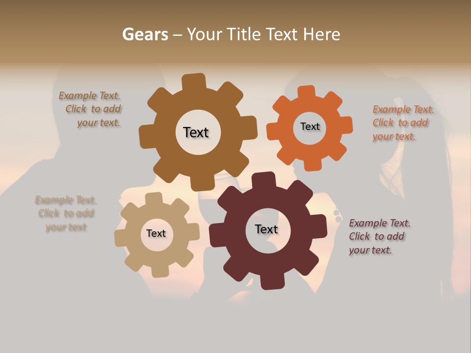 Adult Outside Teenager PowerPoint Template