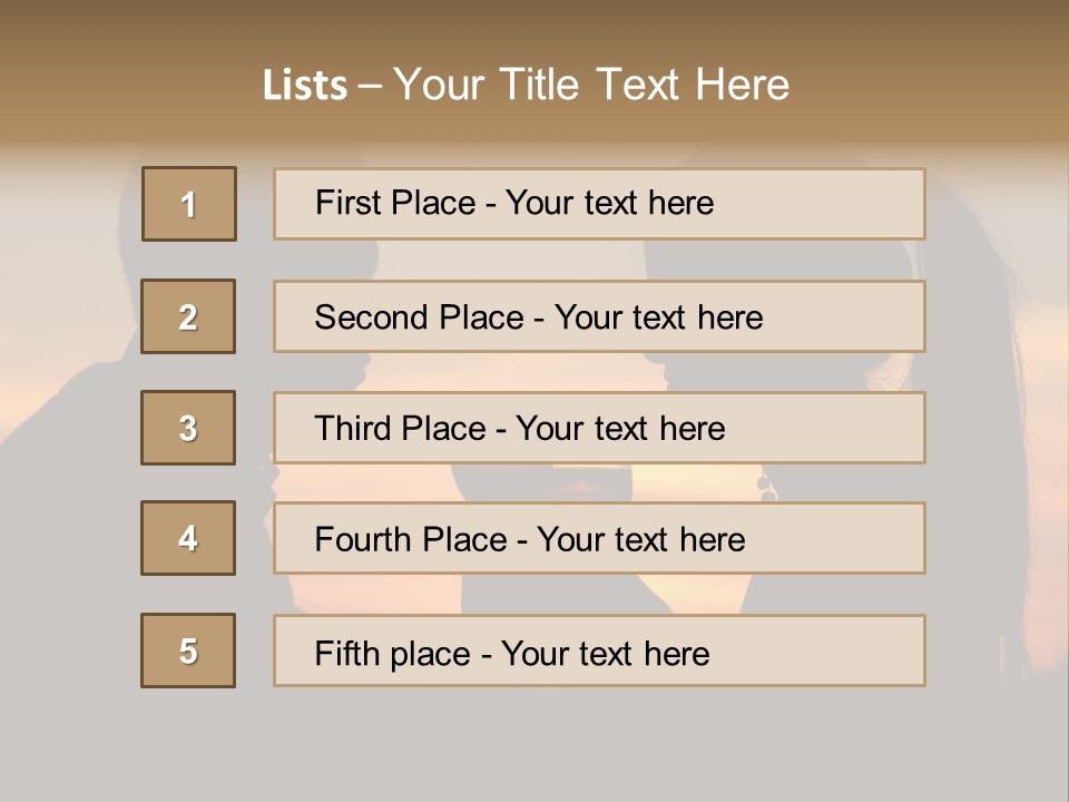 Adult Outside Teenager PowerPoint Template