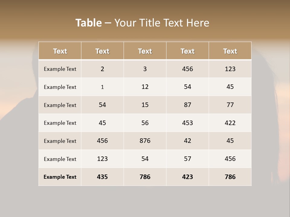 Adult Outside Teenager PowerPoint Template