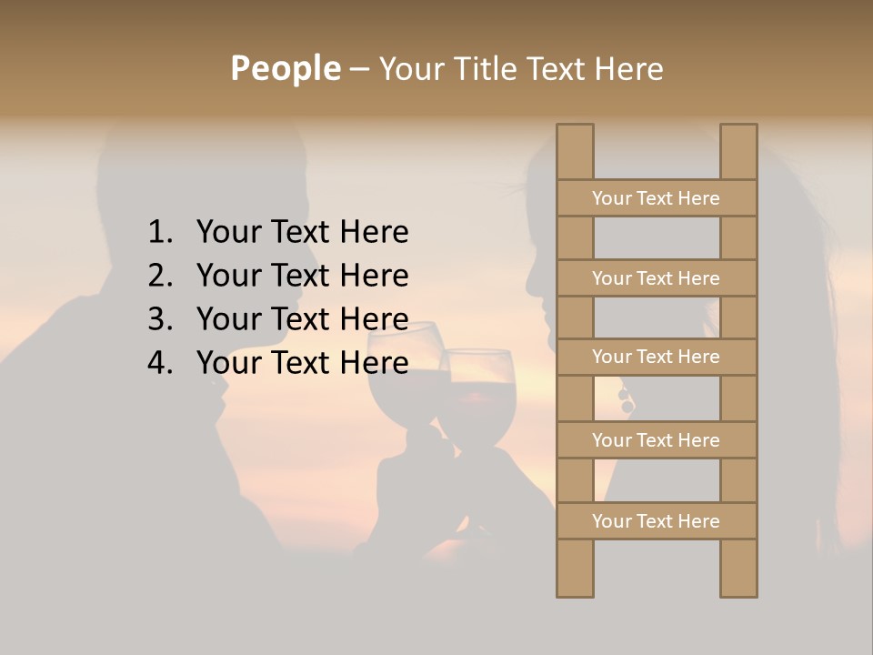 Adult Outside Teenager PowerPoint Template