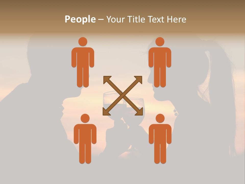 Adult Outside Teenager PowerPoint Template