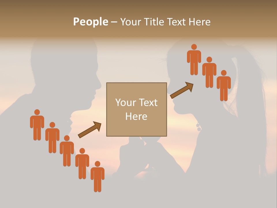 Adult Outside Teenager PowerPoint Template