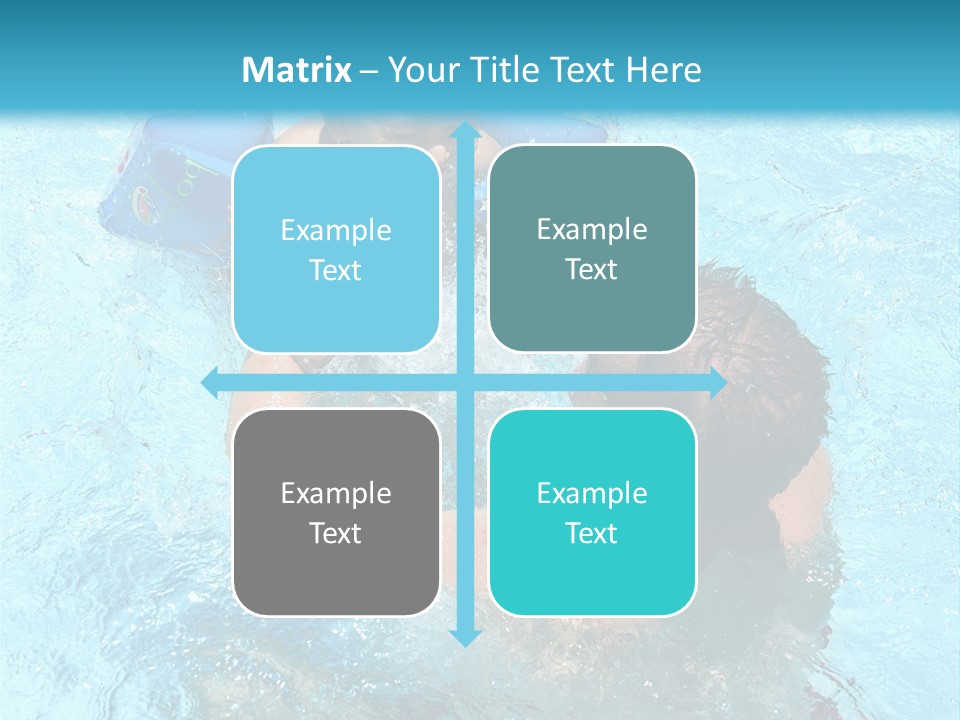 Father Boy Cheerful PowerPoint Template